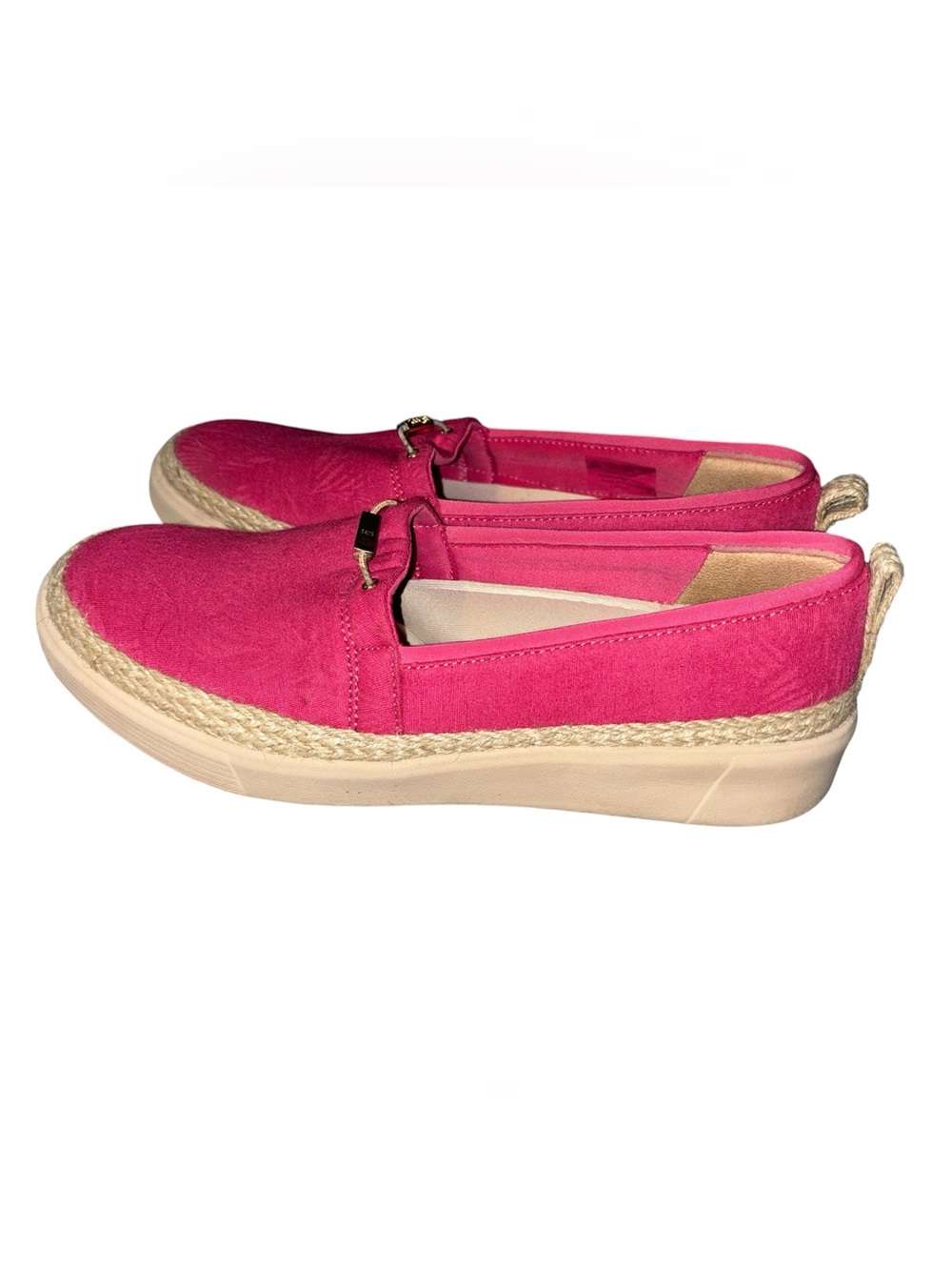 Bzees Womens Maui hot Pink Casual slip on loafers Size 9.5